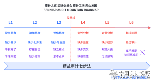 审计人的六个段位地图