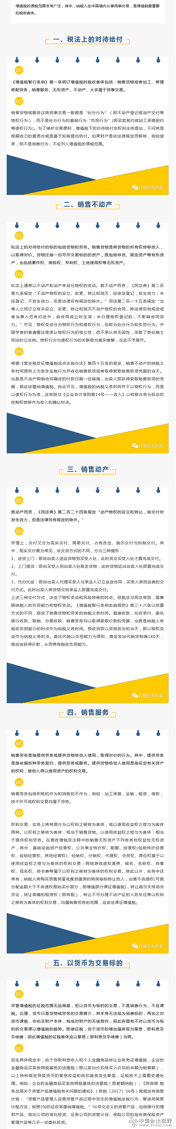 增值税—不教不考的“黑”知识3：税收客体之销售货物或服务
