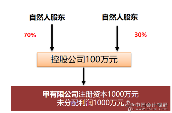 法人公司间接持股架构