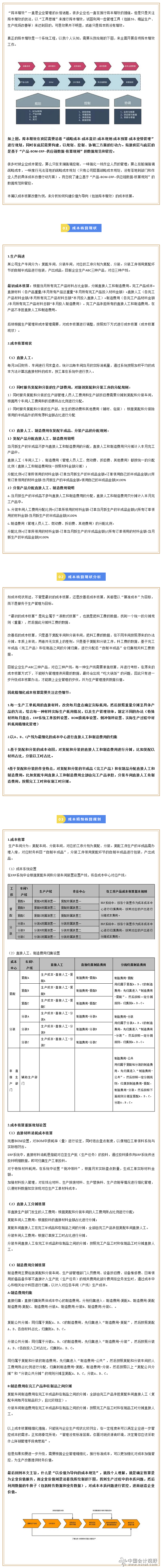 以价值为导向的成本核算规范