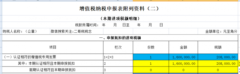 增值税申报十一弹！一般纳税人附表一，生产企业出口退税申报