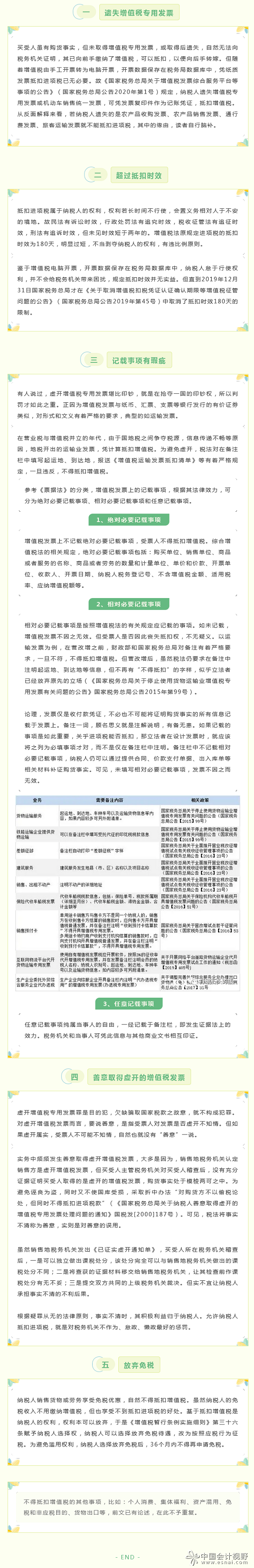 增值税—不教不考的“黑”知识10：进项税额之不得抵扣