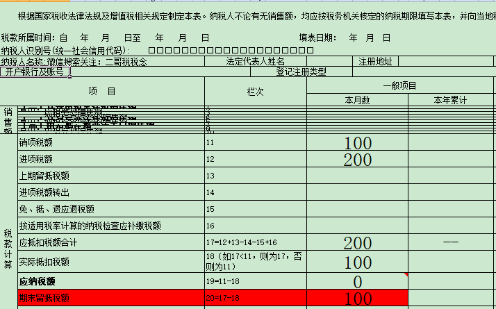 增值税申报三十一弹!一般纳税人申报表附表五,掌握一些特殊政策