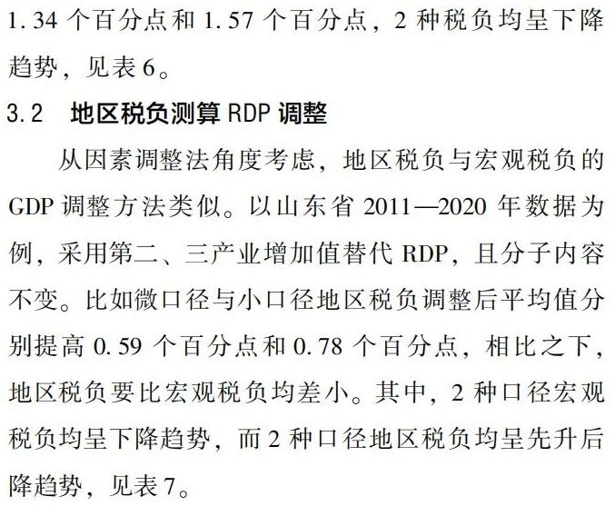 宏观税负与地区税负测算口径差异与指标体系应用研究