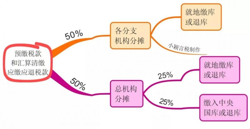 总分机构的税务处理(20230724更新)