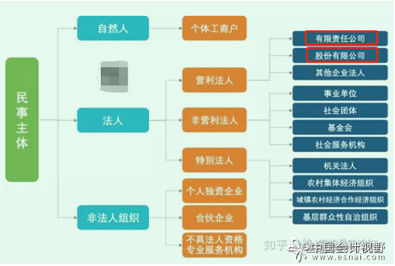 有限公司与股份公司只是露脸机会比较多而已